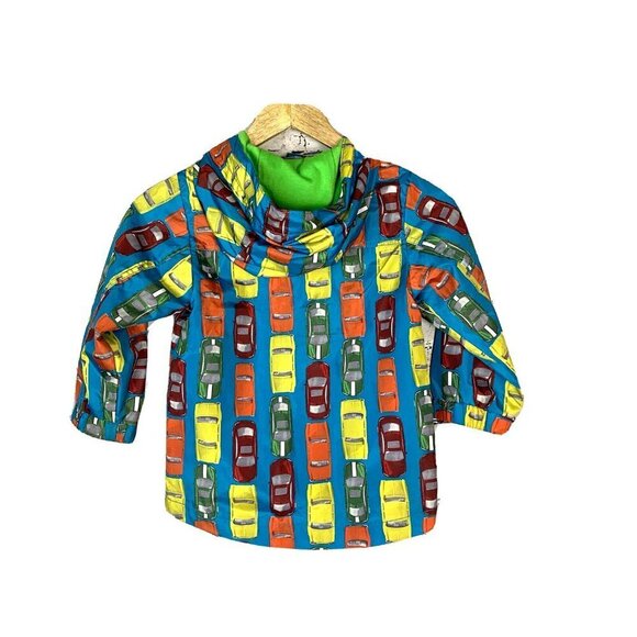 Children's Place Waterproof Cars Jacket/Vintage 4T - Picture 2 of 12